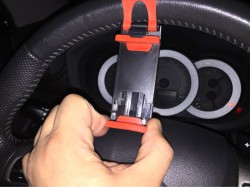 מחזיק טלפון סלולרי להגה - Phone Holder Car Steering Wheel